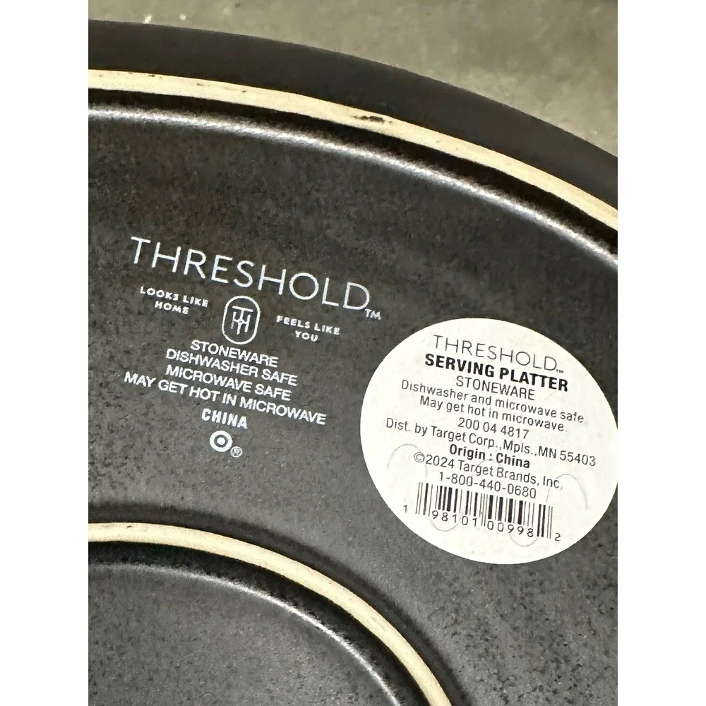 Threshold stoneware serving