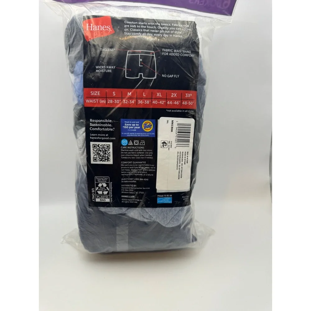 Hanes tagless boxers