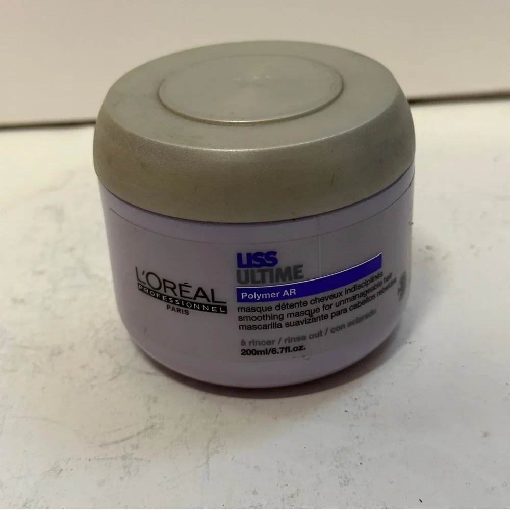 Loreal Liss Ultime Polymer AR Smoothing Masque 6.7 OZ
