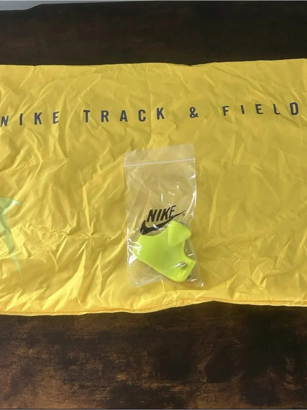 Nike comes dust