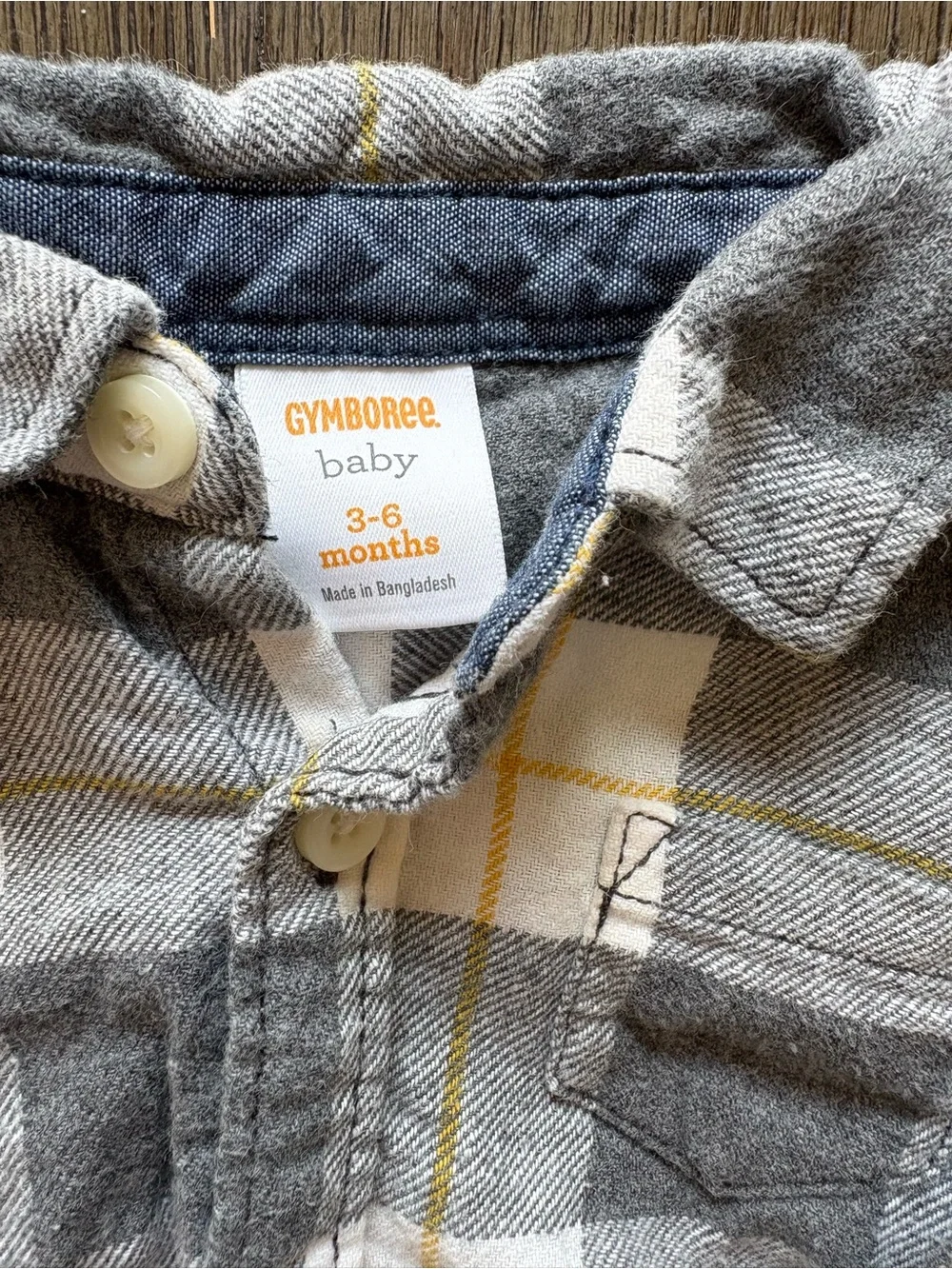 Gymboree plaid flannel