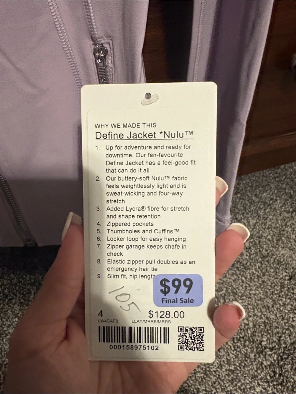 lululemon athletica nwt size