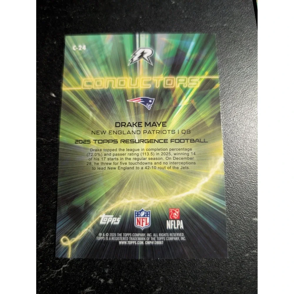 Topps drake maye