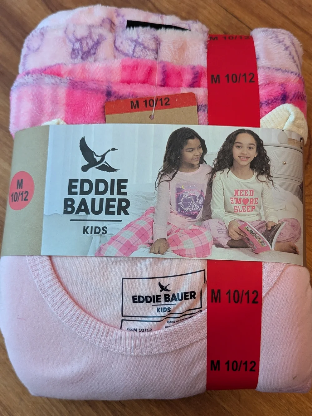 Eddie Bauer 4 Piece Pajama Set - Kids Medium 10/12