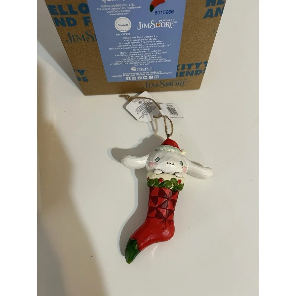 Enesco Jim Shore Hello Kitty And Friends‎ Cinnamoroll Christmas Ornament