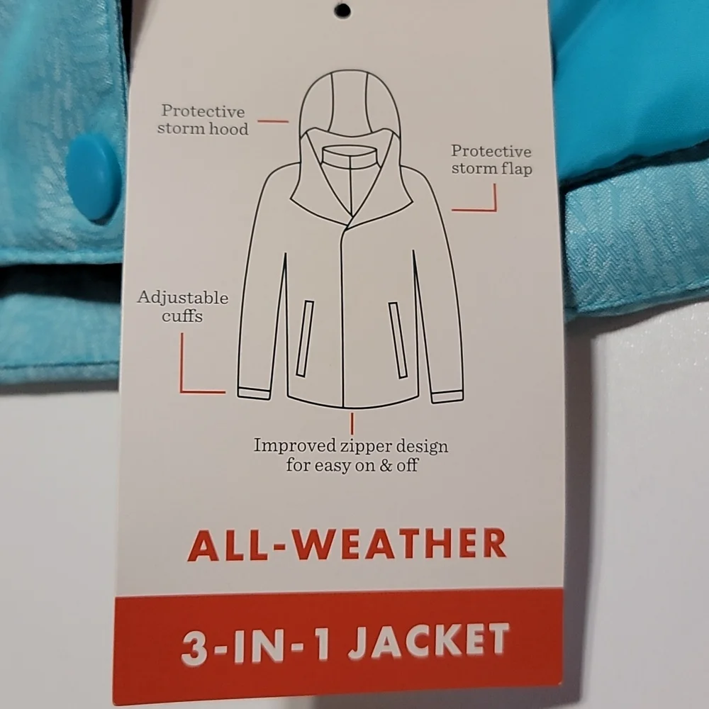 Cat & Jack jacket turquoise jack