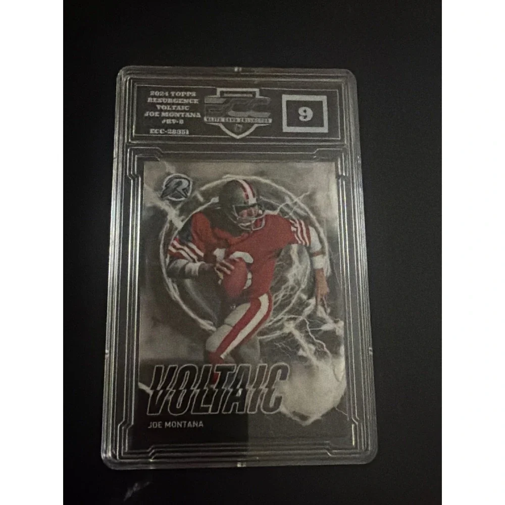 2024‎ Topps Composite Resurgence Voltaic Joe Montana #RV-8 ECC 9 Mint 49ers Card