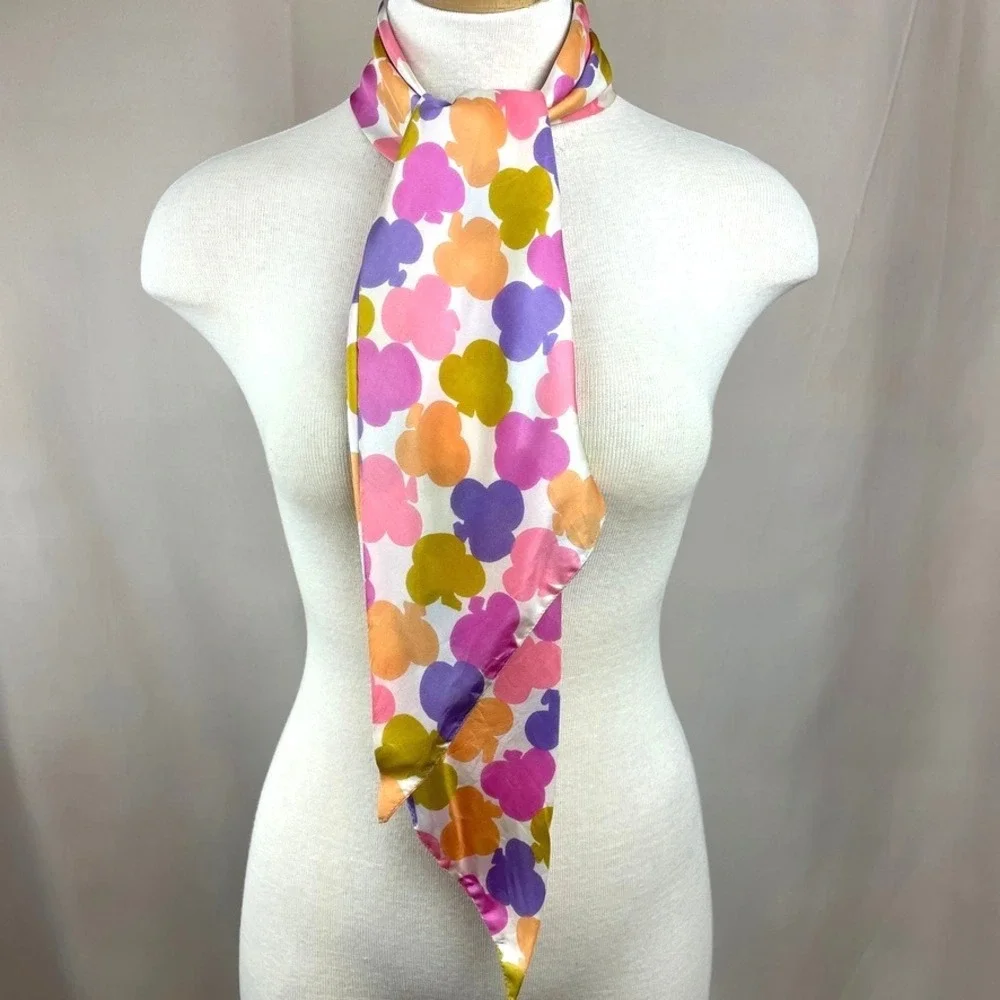 Vintage‎ Mod Pop Art Skinny Scarf Rectangle 57