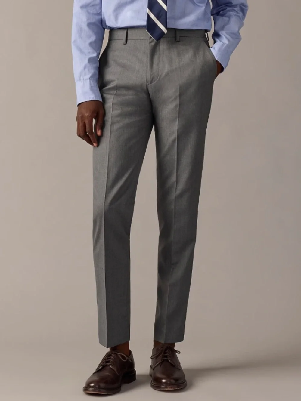 J crew charcoal Ludlow Slim-fit suit pant in Italian wool 32 32