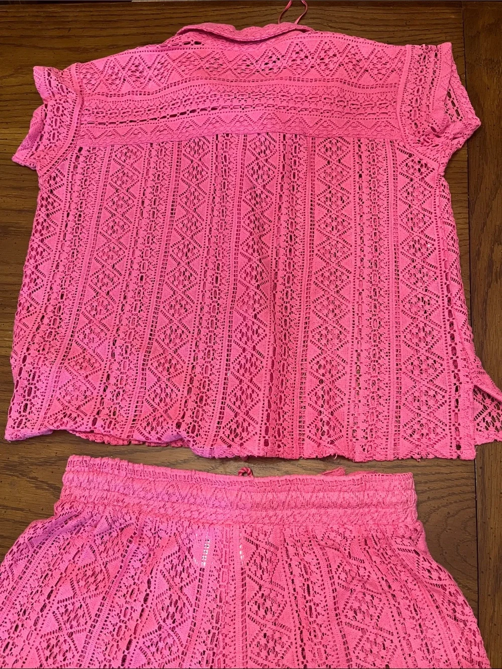 goa beachwear bright pink