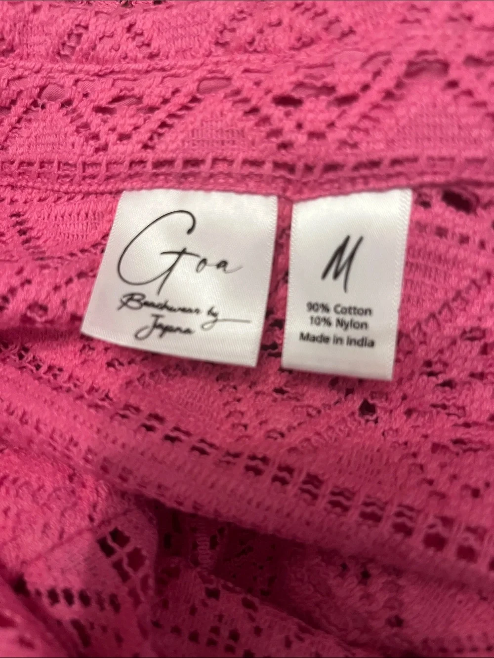 goa beachwear bright pink