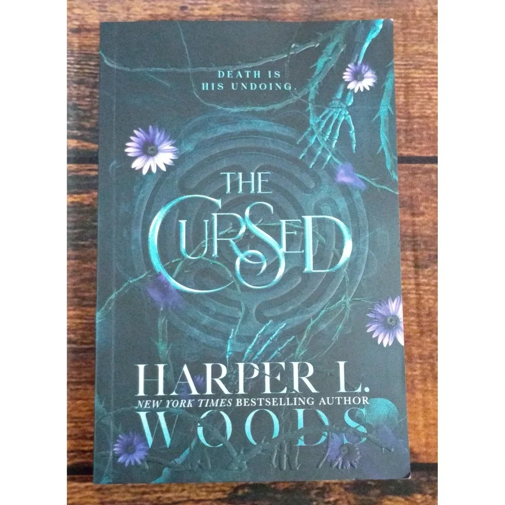 The Cursed Harper L Woods Coven‎ Series Book 2 Paperback Purple Sprayed Edges