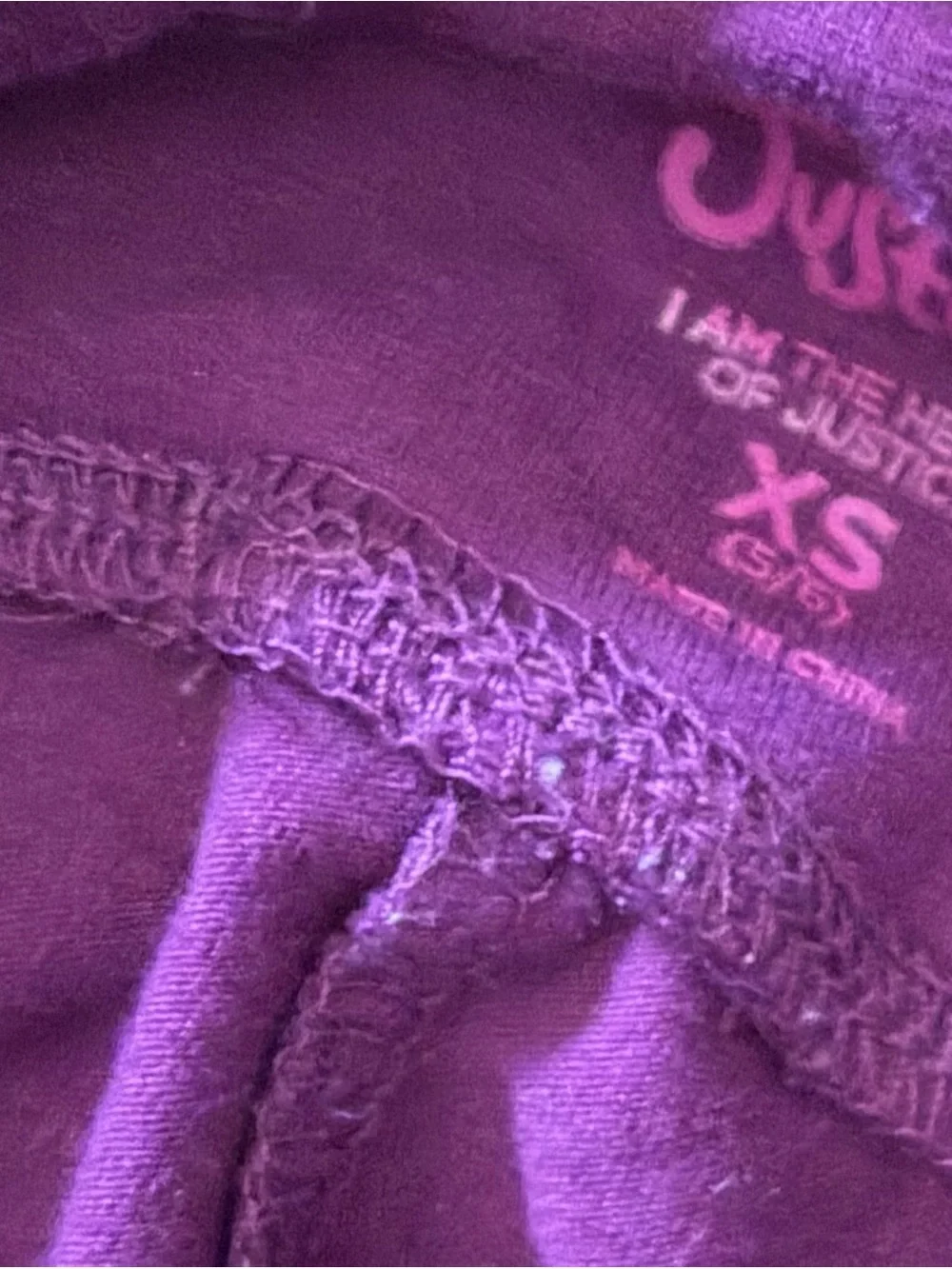 Justice girls purple & black capri/leggings bundle Sz XS