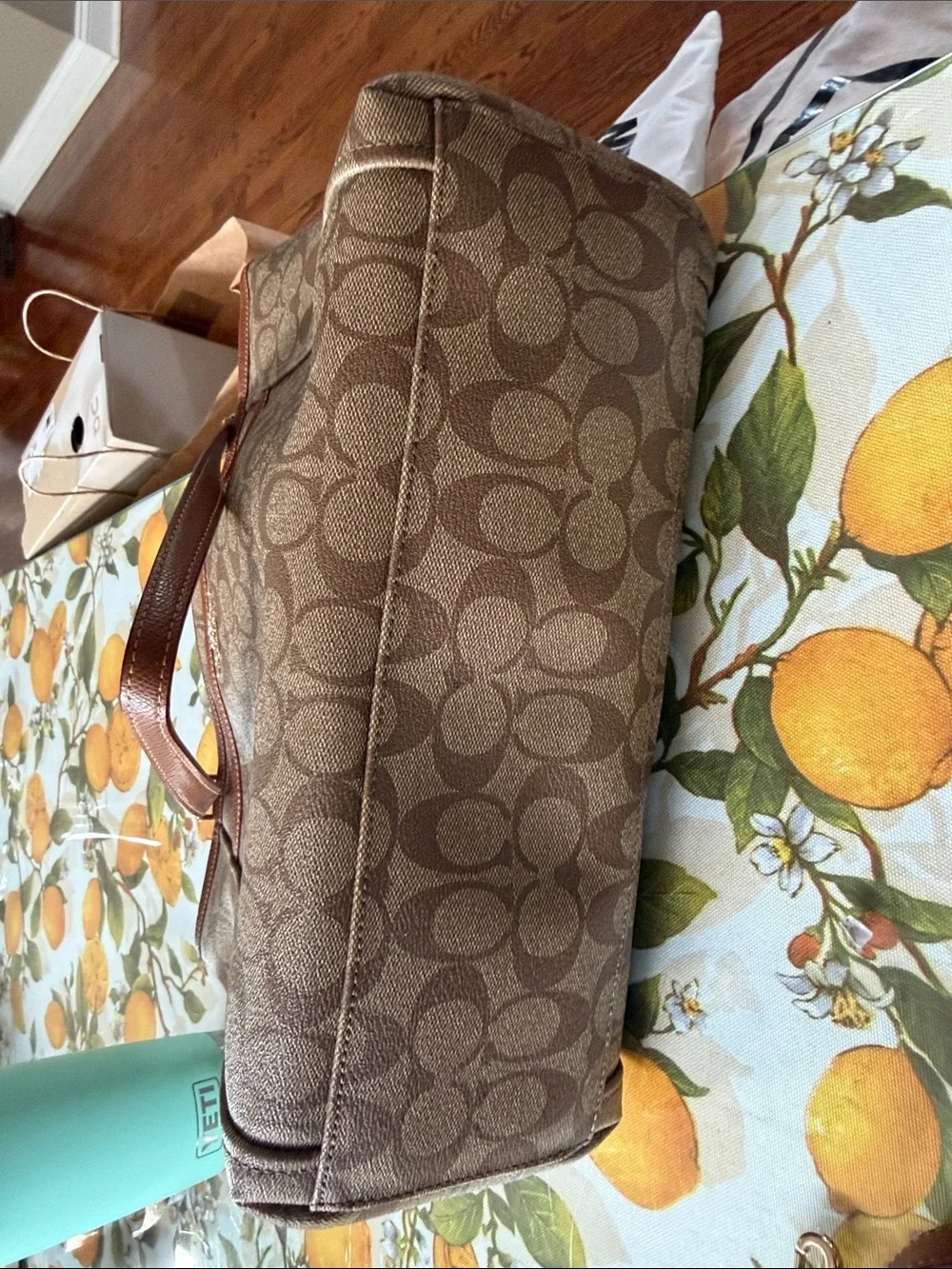 Coach signature canvas