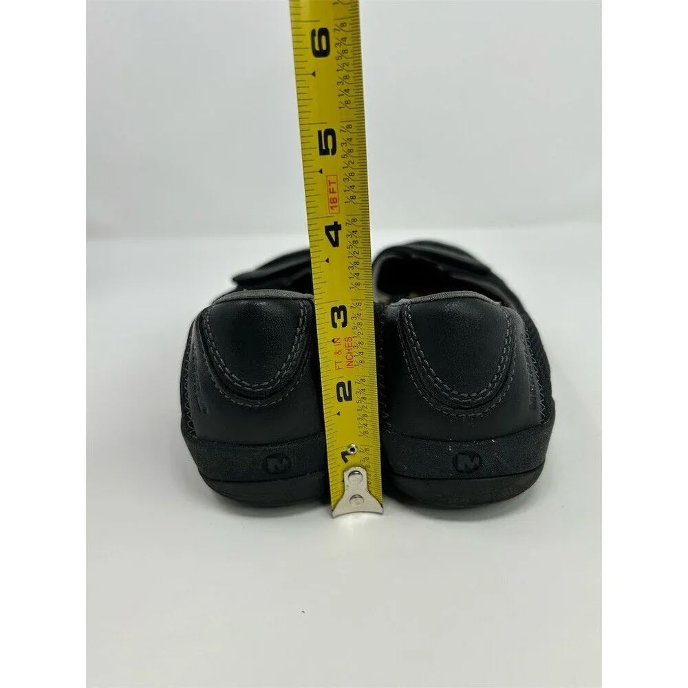 Merrell Allegro Ballet Flats Black Slip-On Comfort Shoes Round Toe Size 8