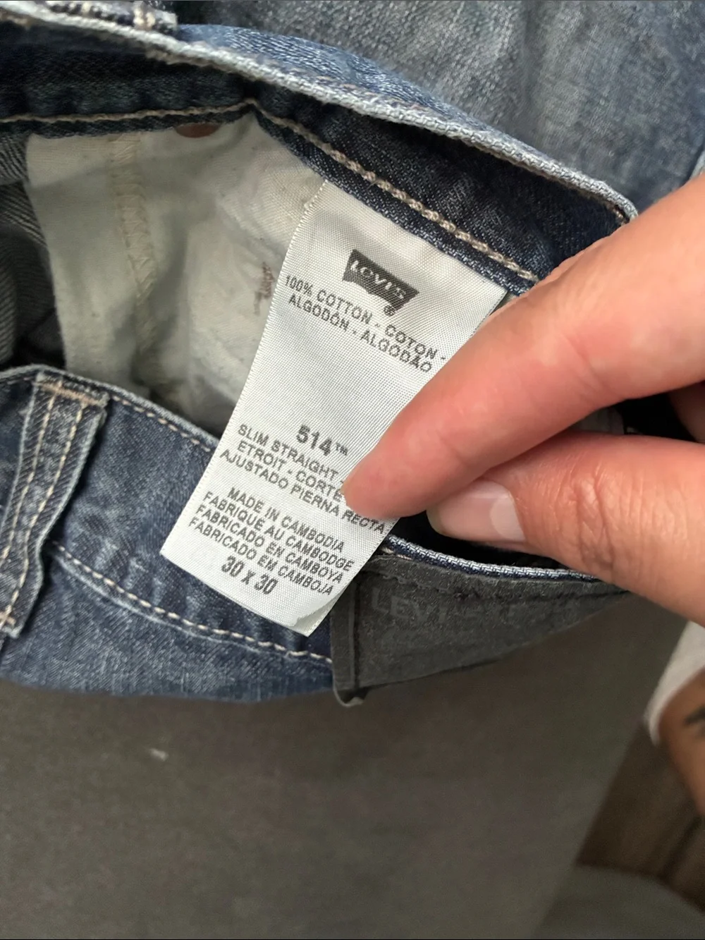 Levis levi slim
