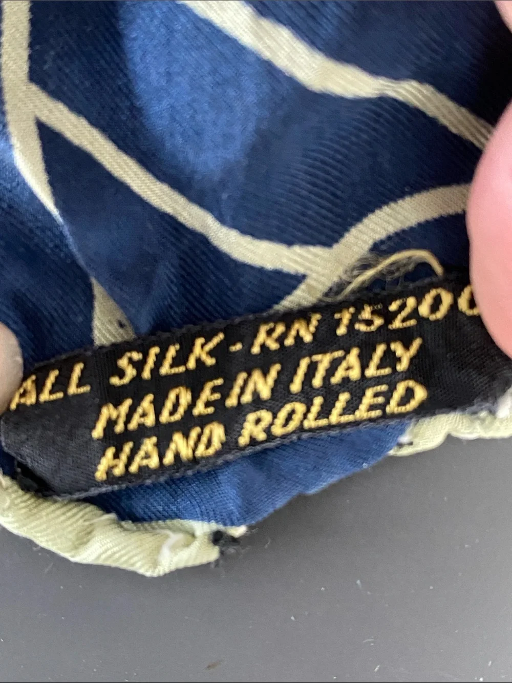 Vintage slim scarf