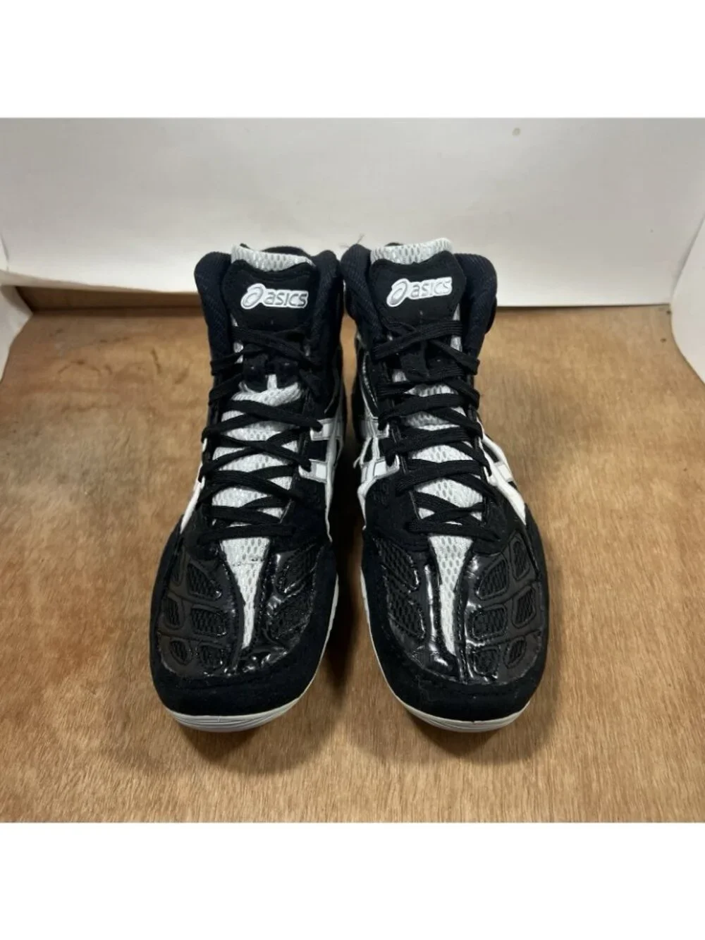 Asics Split Second Men's Size 9 Black Wrestling Shoes Sneakers J203Y