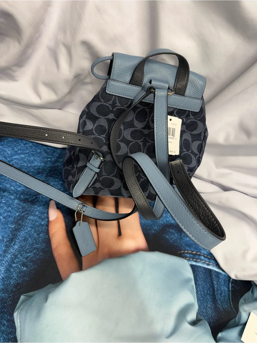 Coach compact backpack