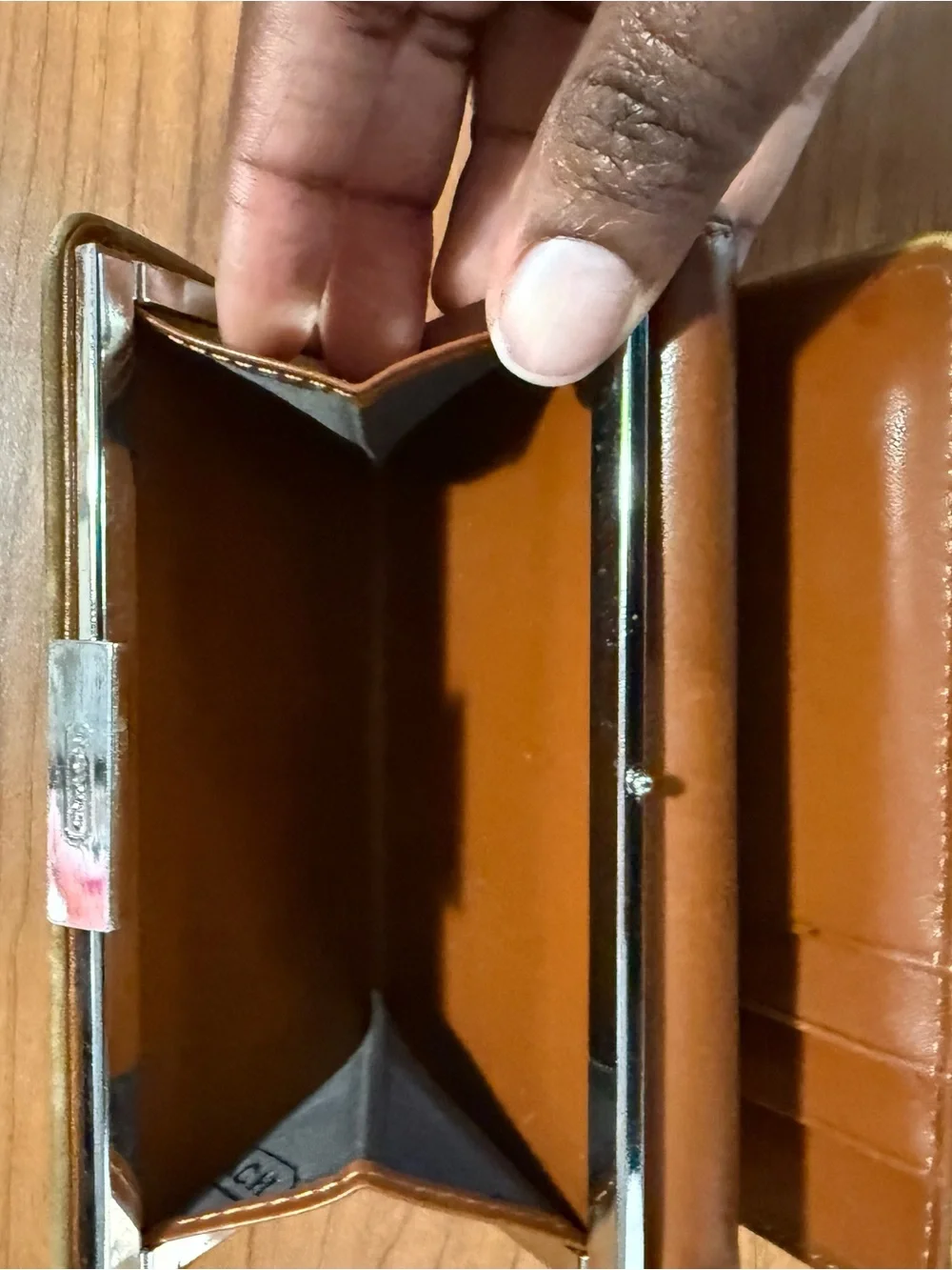 Coach trifold wallet