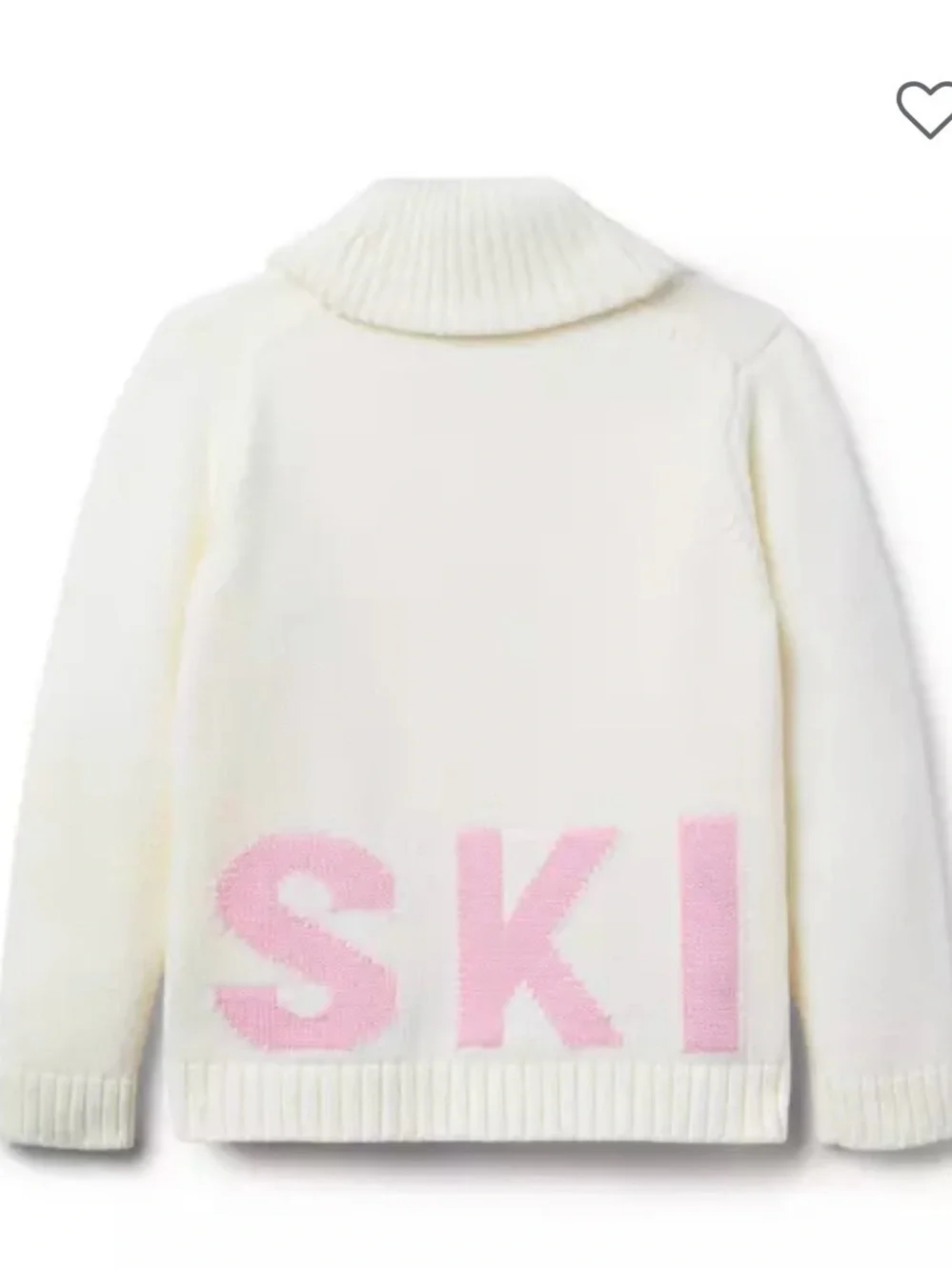 Janie and Jack cream knit
