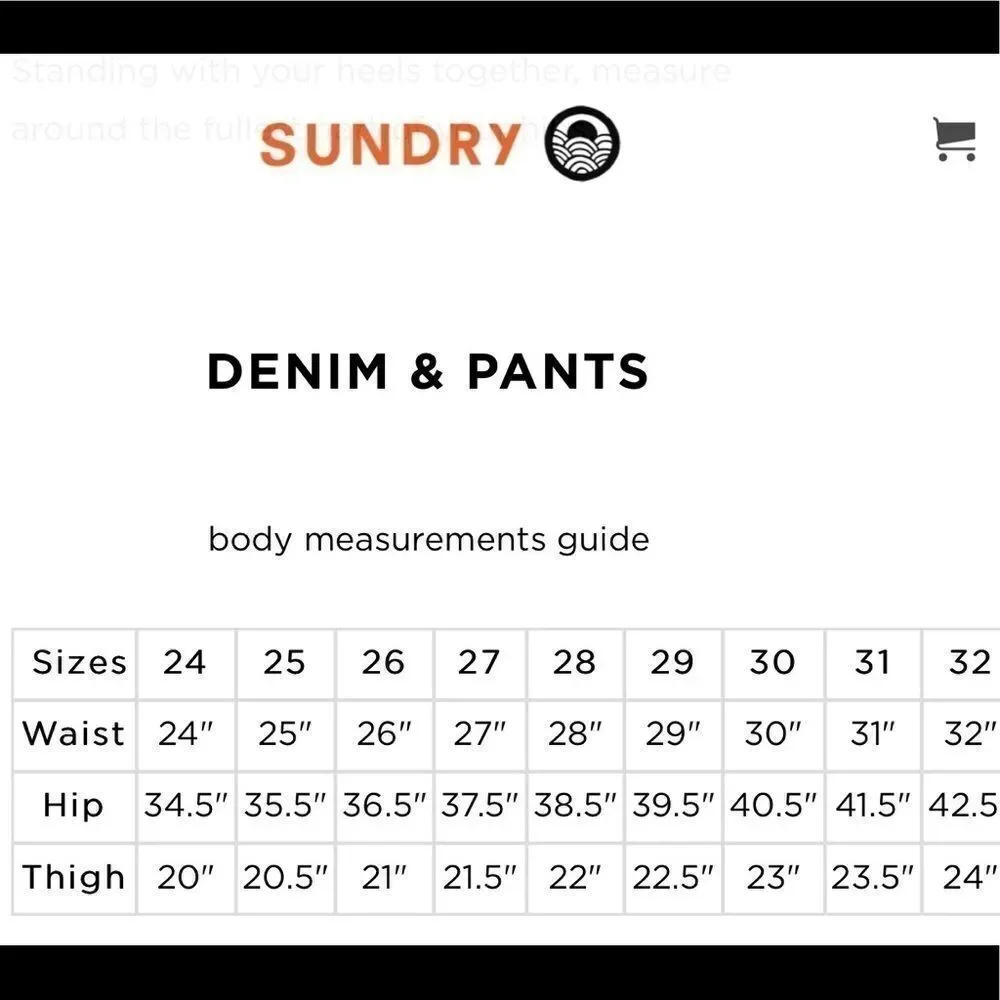 Sundry straight leg