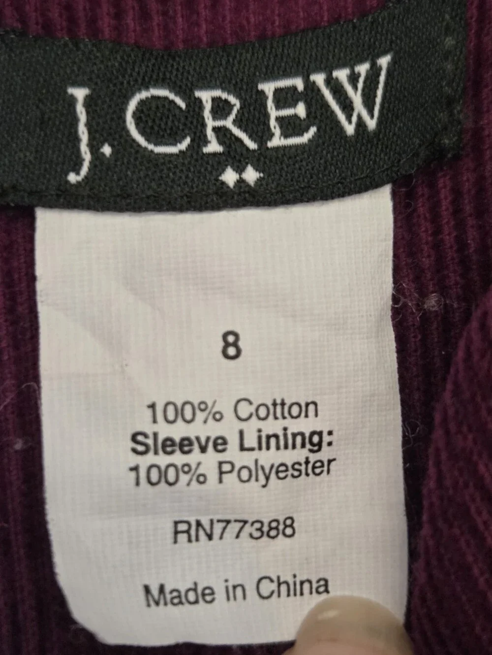 J. Crew standout vintage