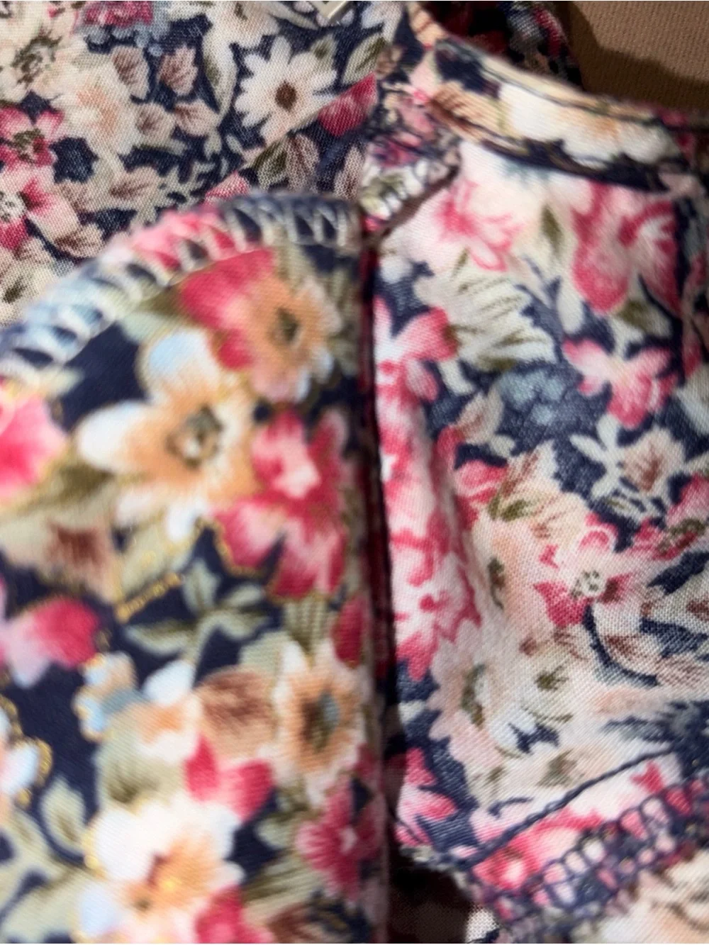 California gold rush vintage floral