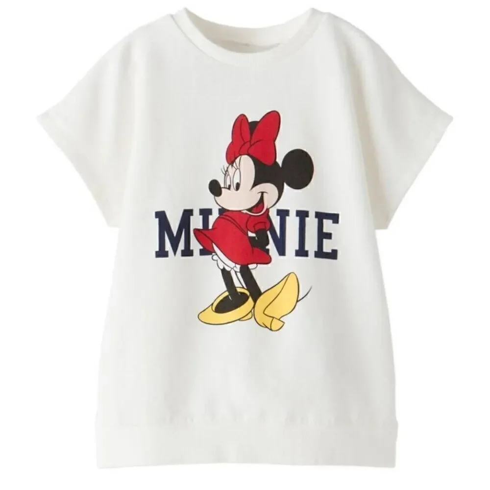 Zara minnie mouse disney cotton dress toddler girls 4-5 toddler sweater swim sho