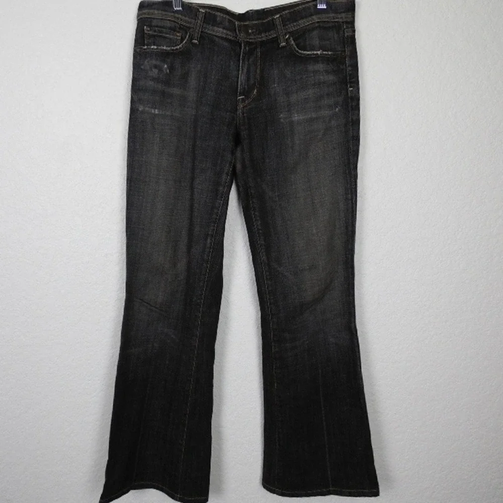 Citizens of Humanity Low Waist Flair‎ Jeans Dark Wash Size 31 Made in USA