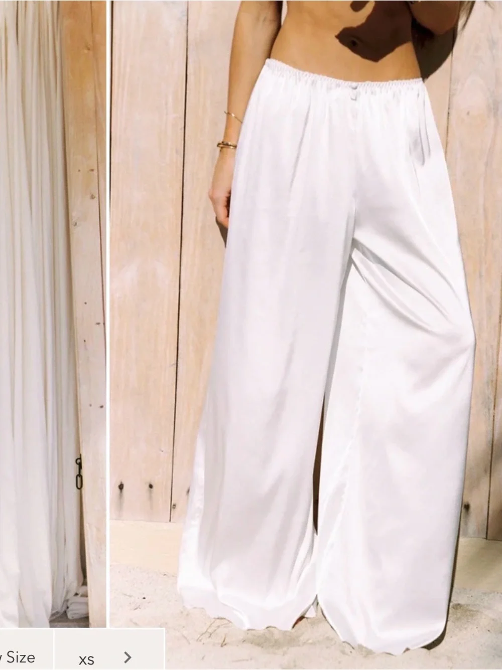 NWT | Kat the Label | Hanna Pant White
