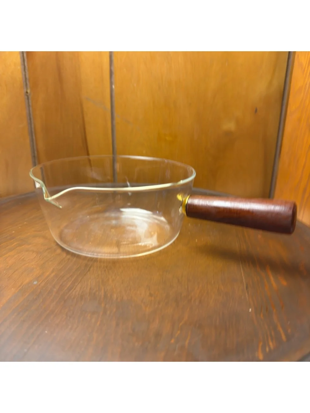 Vintage clear glass
