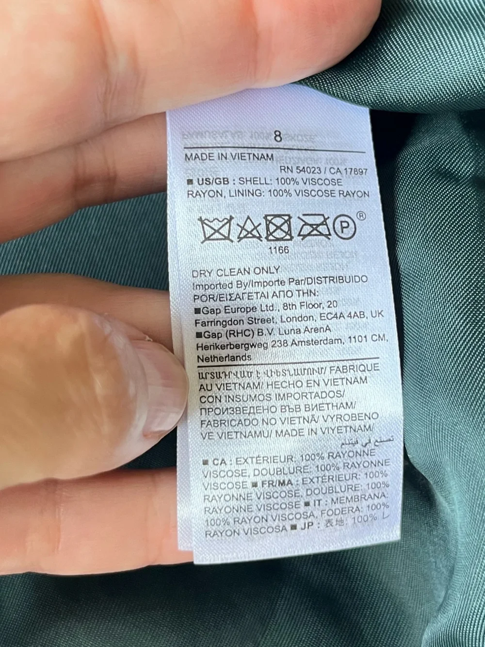 Banana Republic sleek double
