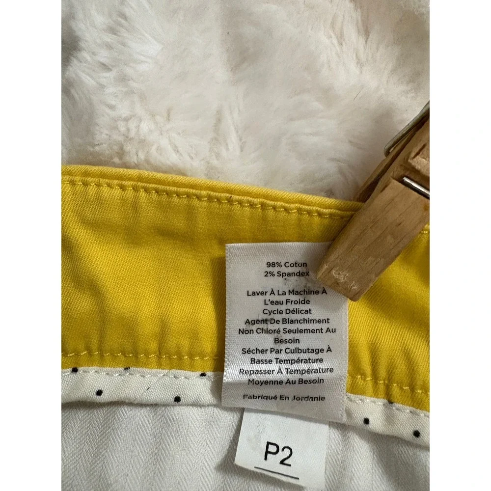 Talbots bright yellow