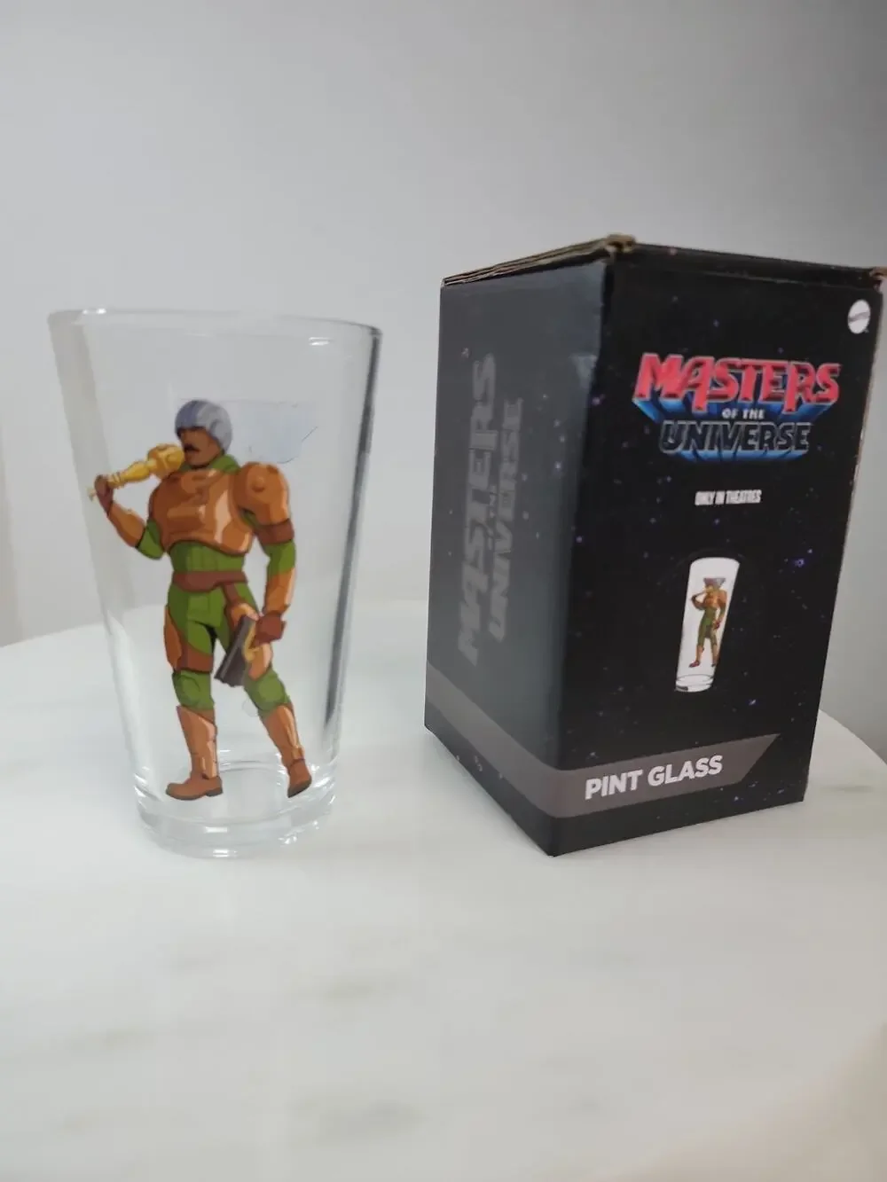 2026 Cinemark Masters Of The Universe MOVIE Pint Glass MAN-AT-ARMS MOTU