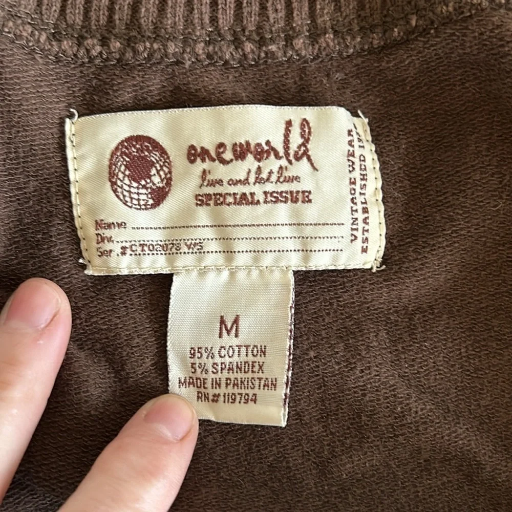 ONE WORLD embroidery beautiful