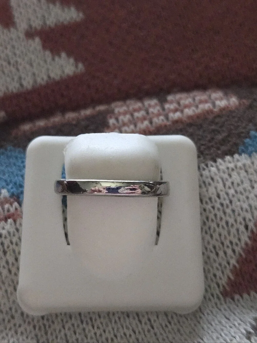 Classic Polished Silver Tungsten Band Ring