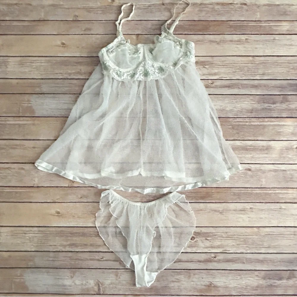 Victoria's Secret Sheer Chemise Set
