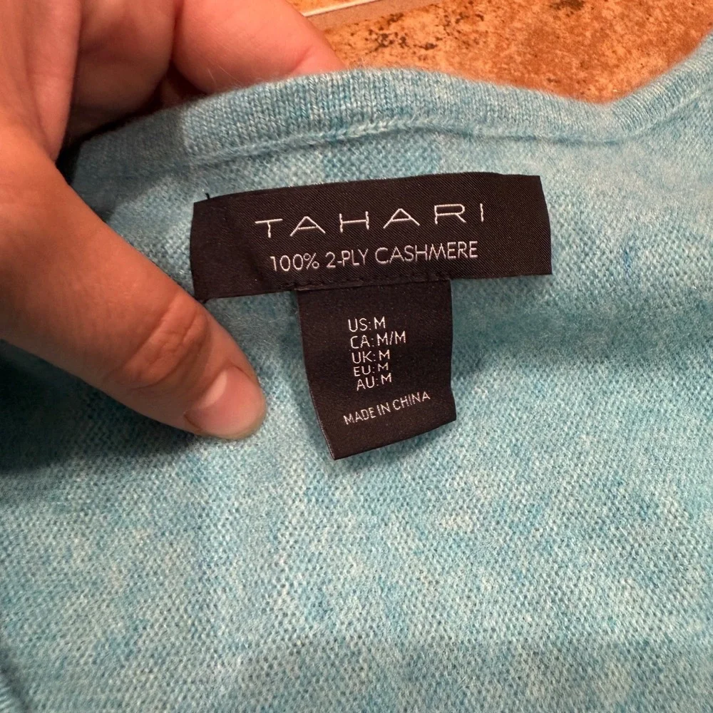 Tahari neck sweater
