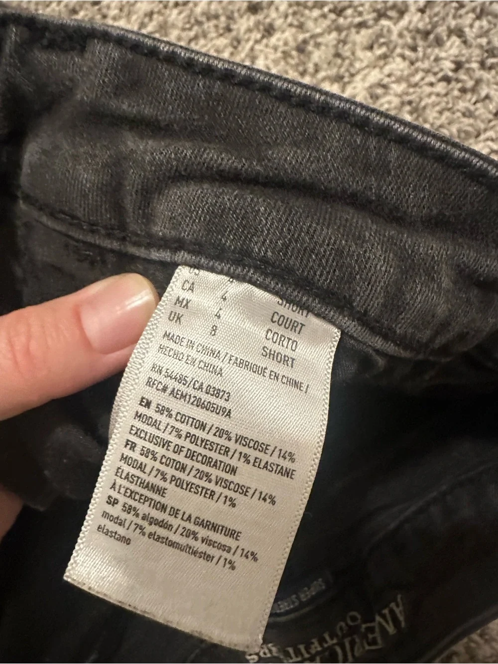 American Eagle Outfitters high rise