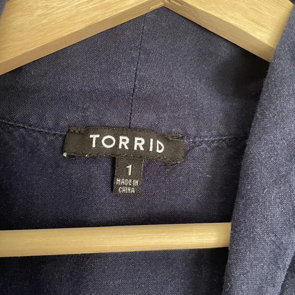 torrid linen rayon