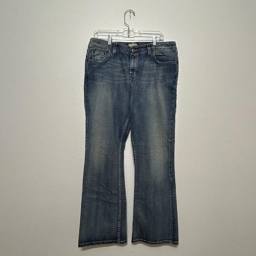 BKE Wendi Straight Leg Denim Blue‎ Jeans Womens Size 34 x 32.5