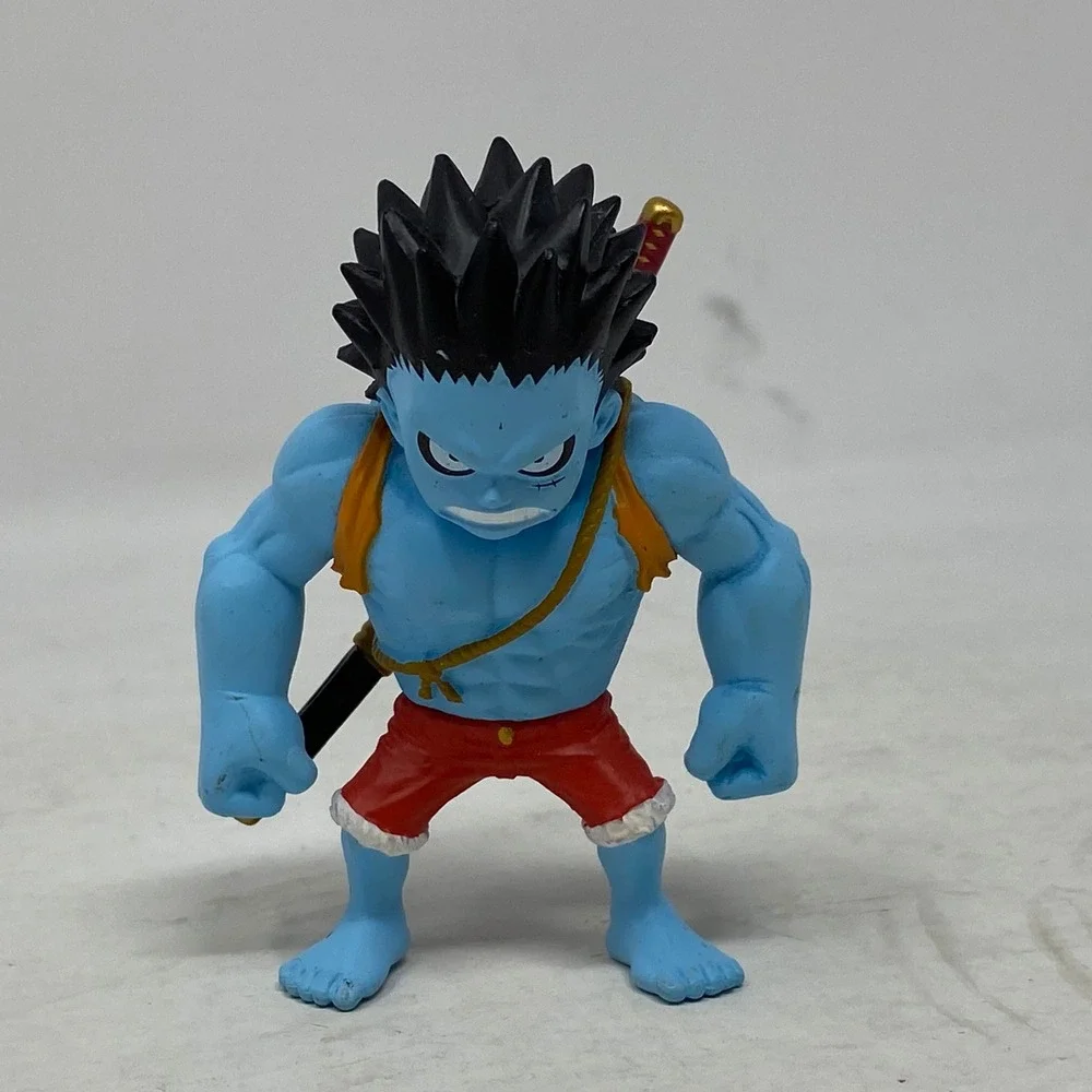 One Piece Nightmare Luffy Mini Figure Banpresto Thriller Bark‎ Blue Anime Toy
