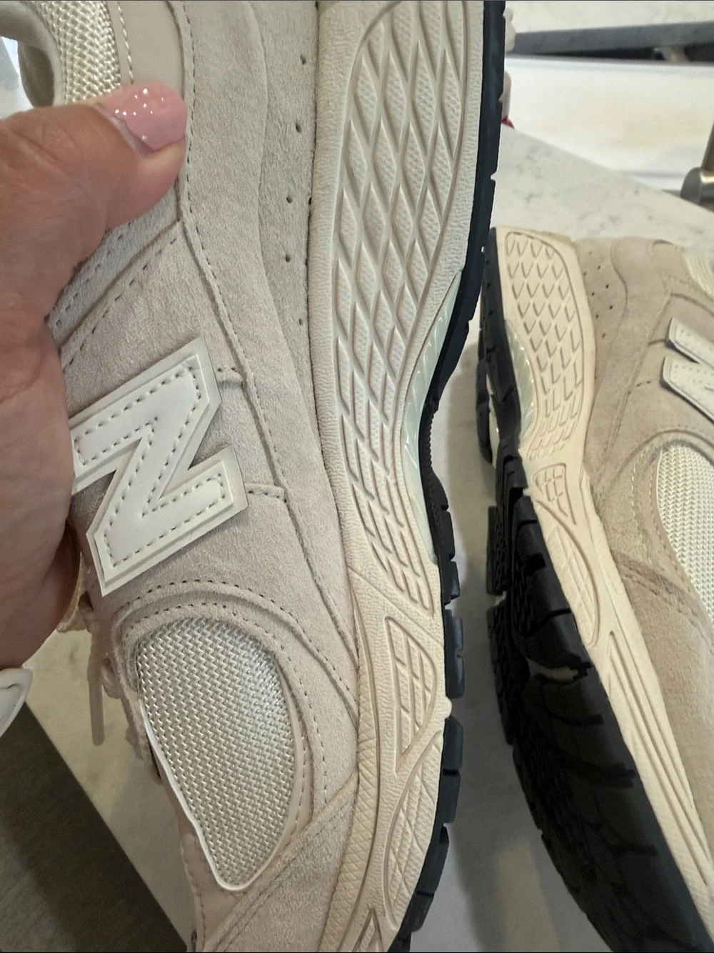New Balance neutral cream