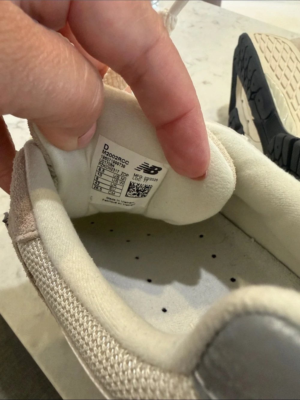New Balance neutral cream