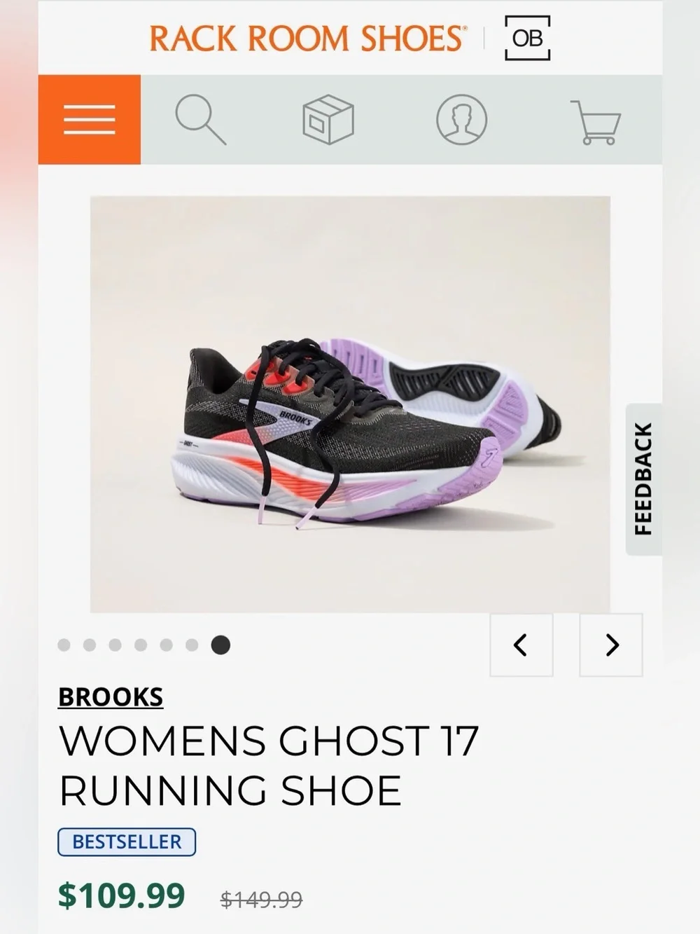 Brooks ghost running