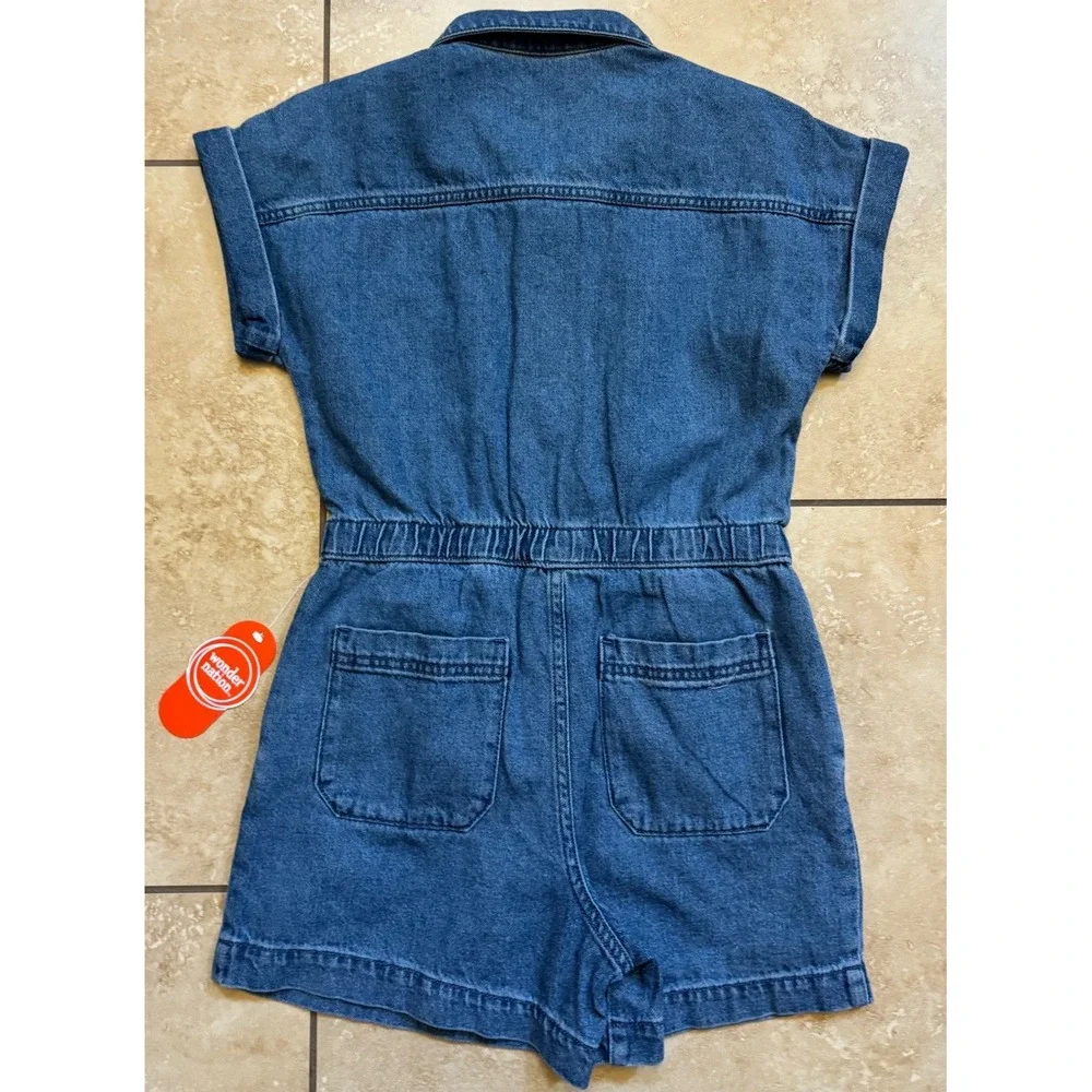 wonder nation denim romper