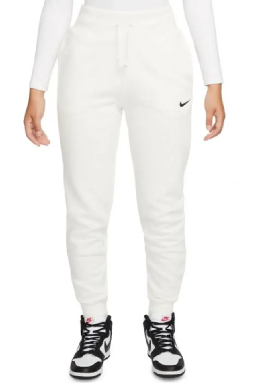 Nike Sportswear Phoenix Fleece Sail Jogger Sweatpants Womens Sz L (TALL)