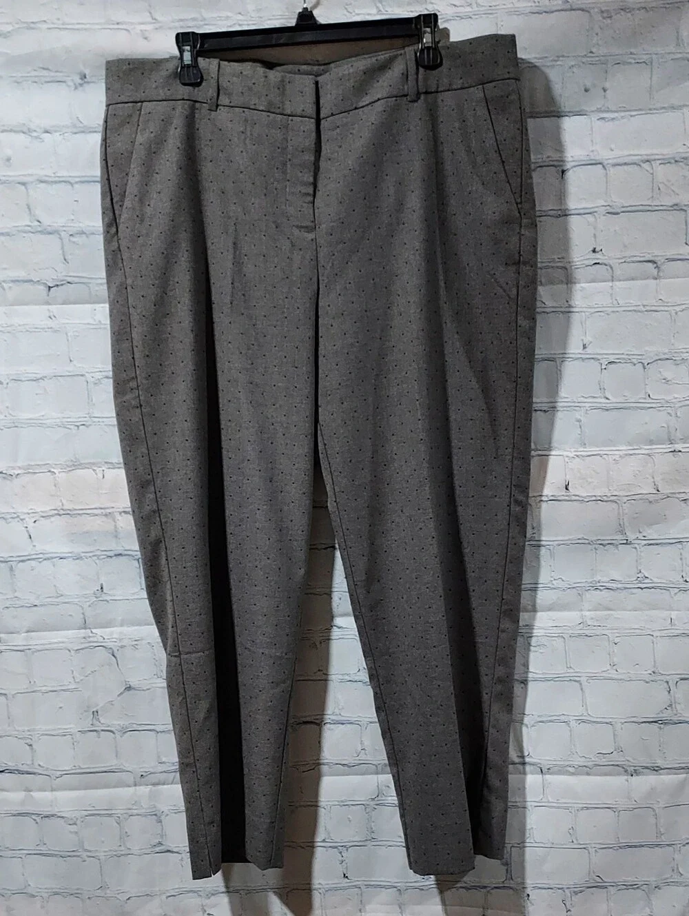 Chico's Fabulously Slimming Gray Pants Size 3 Office Career Wear