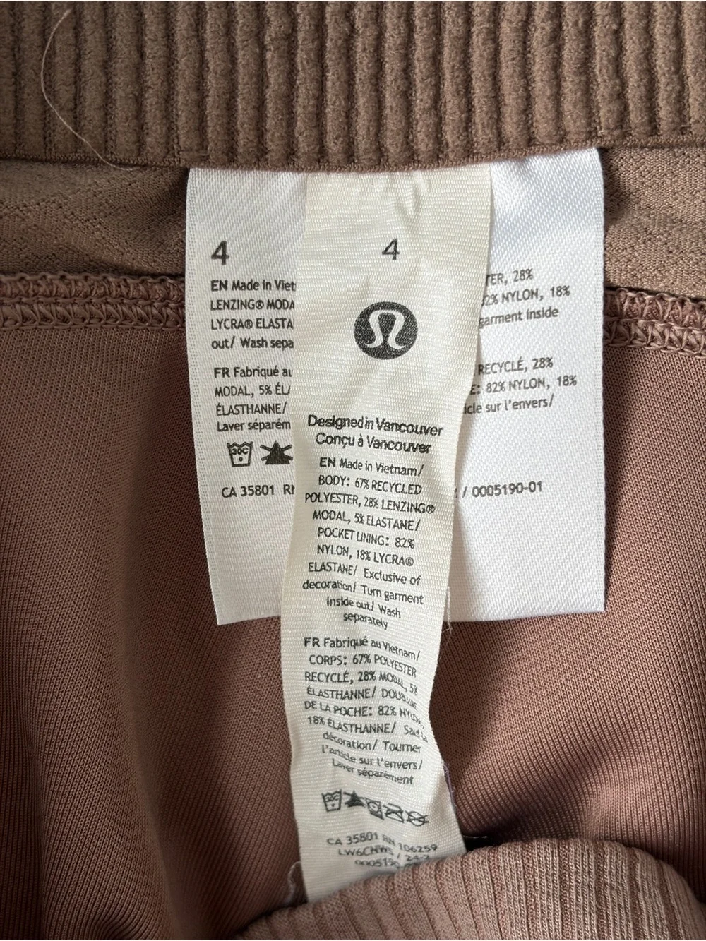 lululemon athletica comfortable ribbed